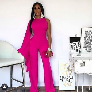 Pink jumpsuit